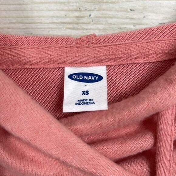 OLD NAVY Soft Stretchy Hoodie Sweater Pink Womens XS - Picture 3 of 4